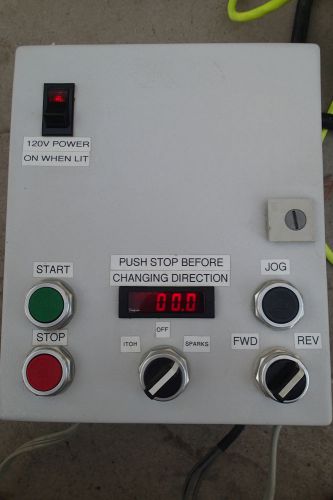 Equipment directional jog controller rittal control box overhead hanger garage for sale