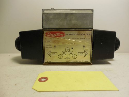 Dayton hydraulic solenoid valve model-1a321.max pressure 4500t,1000 psi vb9 for sale