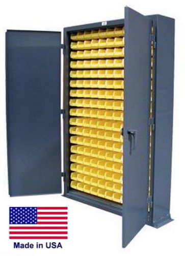 Storage / pick bin cabinet - 187 bin compartment - lockable - 72 h x 10 d x 48 w for sale