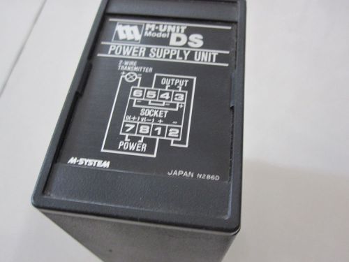 M-Unit model DS-24-B  power supply 24VDC input 100VAC