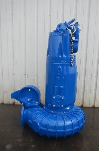 Large flygt 14&#034; submersible 90 hp waste water process sump dewatering water pump for sale