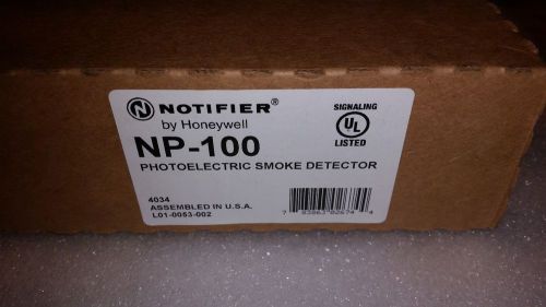 Notifier by honeywell np-100r photoelectric smoke detector (remote test capable) for sale