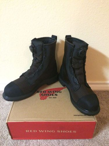 Red wing bo lace boots 2491 waterproof steel toe work size 10d for sale
