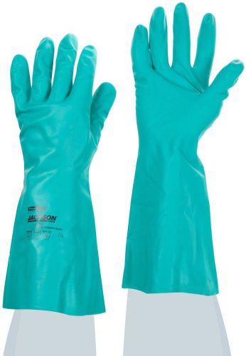 Nitrile chemical resistant gloves nitrile formulation 15 mil thickness for sale