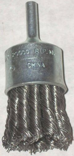 Marquette M57131 End Knot Cup Steel Wire Brush 1 1/8 x 1/4