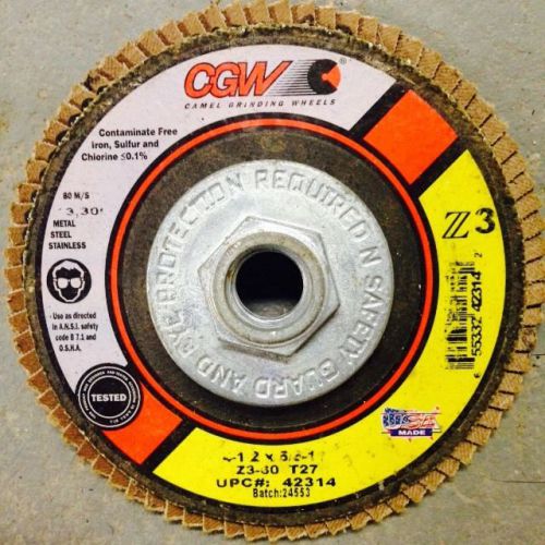 4.5&#034; inch Sanding wheel for Angle grinder-Z60GRIT-THREAD ON TYPE-TOP OF THE LINE
