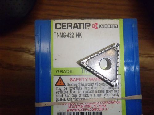 Kyocera Ceratip TNMG 432 HK TN60 Ceramic Insert