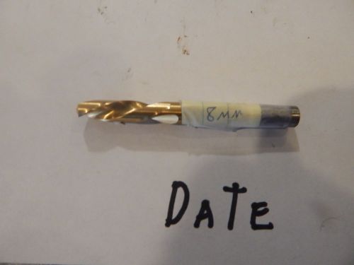 &#034;DTW&#034;  Twist Drill Bit 8mm, tin Coated