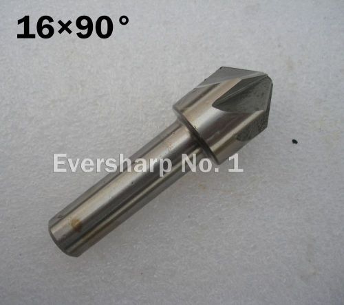 New 1pcs HSS 6Flute Cutter Dia 16mm 90 degree Countersink Drill Bit