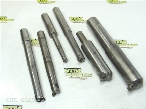 Nice lot of 6 hss devlieo microbore boring bars 1/2&#034; to 1-1/2&#034; for sale