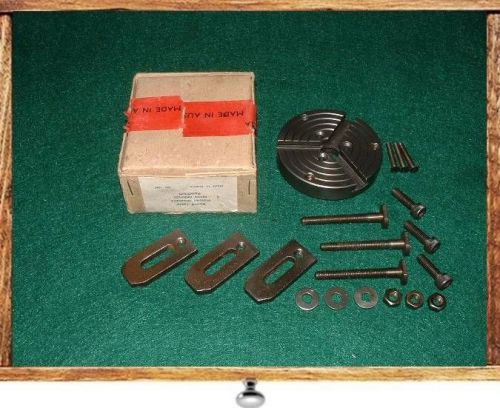 UNIMAT SL1000 / DB200 LATHE ROUND TABLE IN BOX &amp; CLAMPS