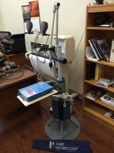 Faro metrocom cmm arm complete w/ two touch probes and a mounting platform for sale
