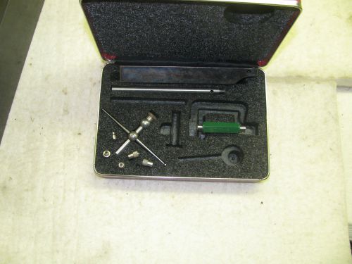 Starrett 196 universal back plunger dial indicator  parts in case  .001&#034; for sale