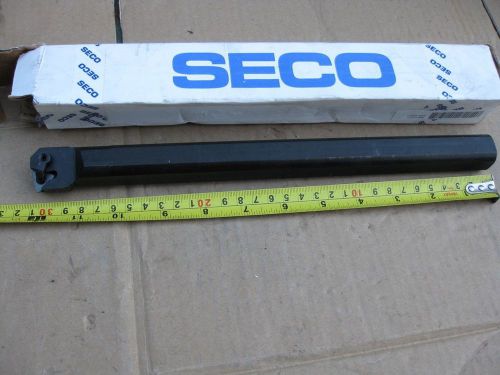 New Seco S16-MTKNR-3 Right Hand Boring Bar 12” Long 1” Shank Carbide Insert USA