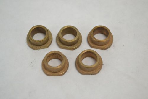 Lot 5 new thurne t75015 mechanical bushing 5/8x7/16x1/4in b258223 for sale