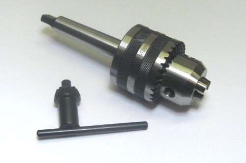 1/2&#034; DRILL CHUCK &amp; MT2 ARBOR FOR LATHE / MILLING