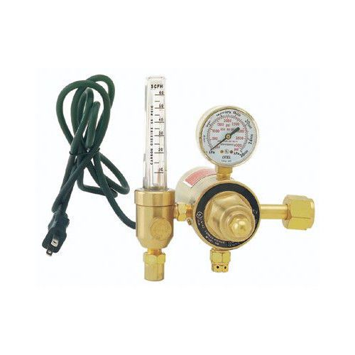Gentec Heated Regulator/Flowmeter - gw 33-198cd-60 hi-flowco2 w/heater cga320