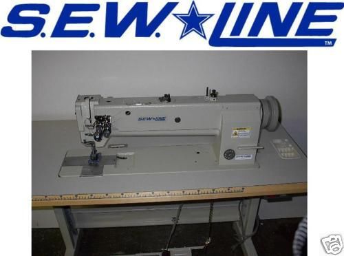 Sewline new  top quality 18 inch long bed walking foot industrial sewing machine for sale