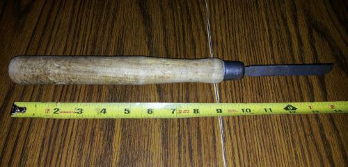 Vintage Wood Lathe Turning Chisel 15/32&#034; Curved