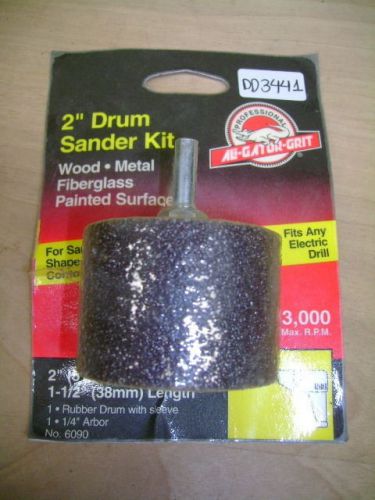 2&#034; x 1-1/2&#034; drum sander kit ali-gator-grit no.6090 (dd3441-3) for sale