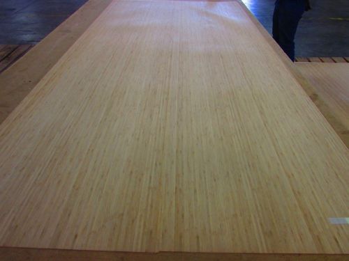 Wood Veneer Caramel Bamboo 48x98 1pc You Choice  10Mil Paper Backed Box 35 1-4