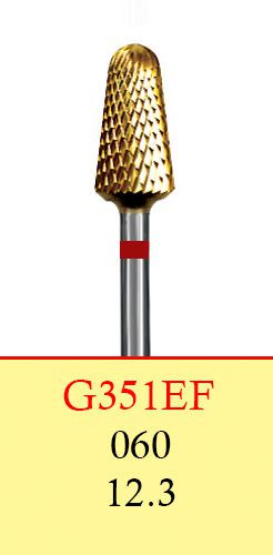 Dental lab carbide cutters-hp shank (44.5 mm)-g351ef/060(8374)-cross cut(2 burs) for sale