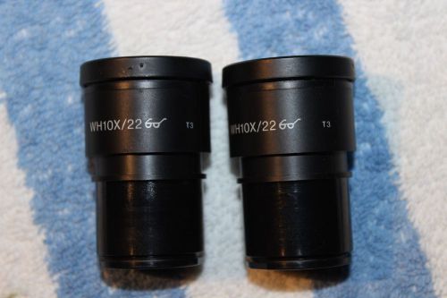 Olympus pair WH 10x /22 BX Microscope for 30mm tube Eyepiece