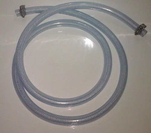 3/4 inch high vacuum tubing 5 feet with 2 clamps for sale
