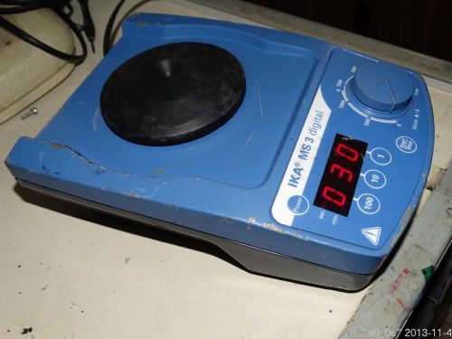 Used Working 0.5Kg 3000 RPM IKA MS3 Digital Small Shaker With LED Timer Alarm