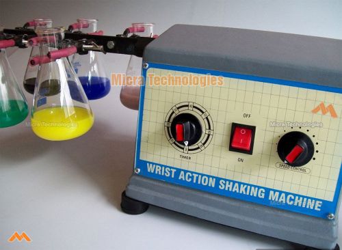Wrist action shaker - brand micratech - 8 flasks general model mitec-881-8g for sale