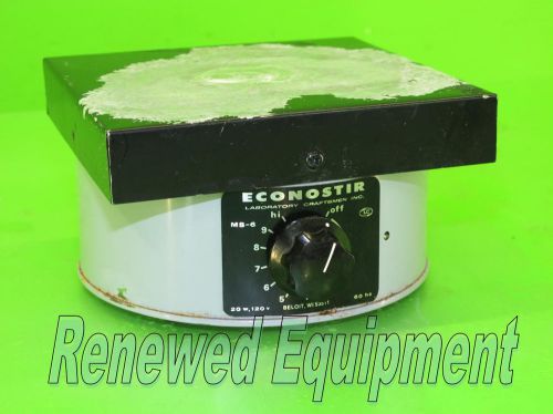 Laboratory Craftsman Econostir MS-6 Magnetic Stirrer 6&#034; x 6&#034; #3