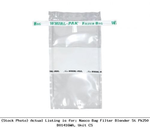 Nasco bag filter blender st pk250 b01416wa, unit cs laboratory consumable for sale