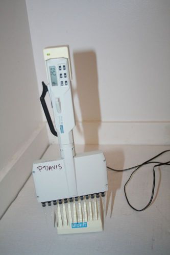 Biohit Proline Digital 12 Channel Pipette 25-250ul Pipettor/ Charger/Stand