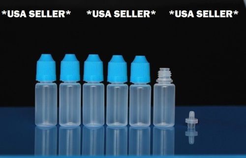 1200pcs 10ml empty plastic sqeezable dropper bottle bottles, eye liquid dropper for sale