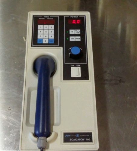 Mettler Sonicator Model 706 Ultrasound therapy Unit as  pictured working