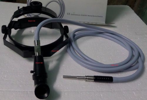 FiberOptic Cable with ENT Headlight Band Only,STORZ Connector Surgical Lab