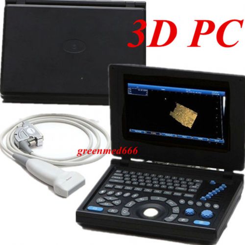 10.4inch3d full digital laptop ultrasound scanner +7.5mhz linear sensor probe pc for sale