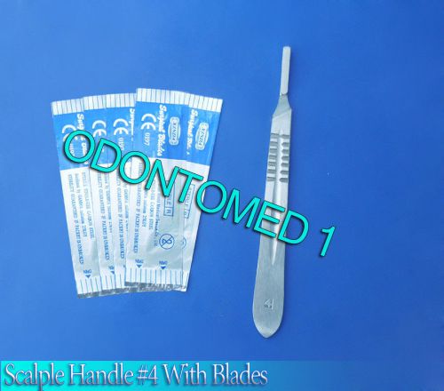 Scalpel Handle #4+30 Sterile Surgical Blade #20,22,24 Surgical Dental Instrumnts
