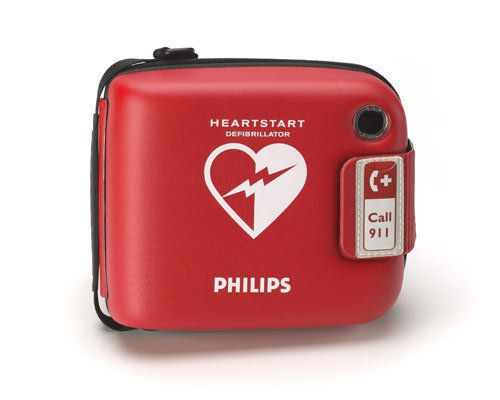 Semi-rigid carrying case for philips heartstart frx aed defibrillator for sale