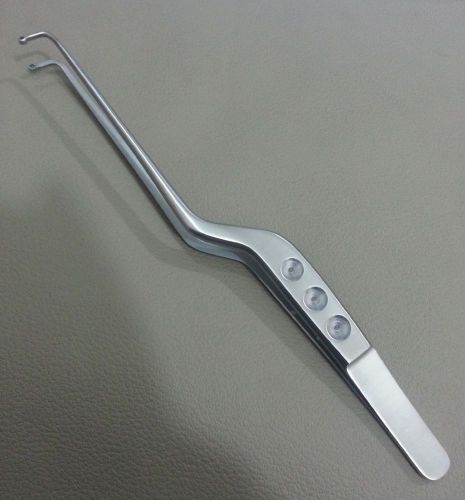 Yasargil Micro Grasping Forceps 9&#034; Angled Neuro Surgical Instruments