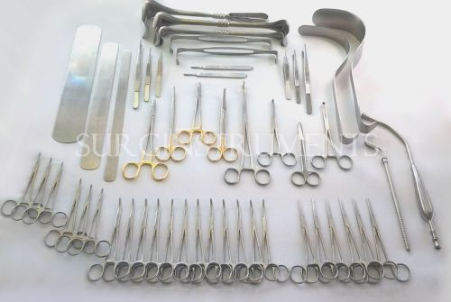 104 instruments basic laparotomy set surgical medical instruments for sale