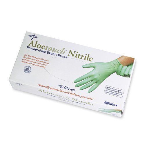 Medline Aloetouch Examination Gloves - X-small Size - Textured, (mds195083)