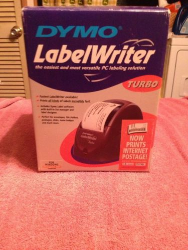 NEW DYMO LABELWRITER TURBO THERMAL LABEL PRINTER USB PRINTER OPEN BOX ITEM