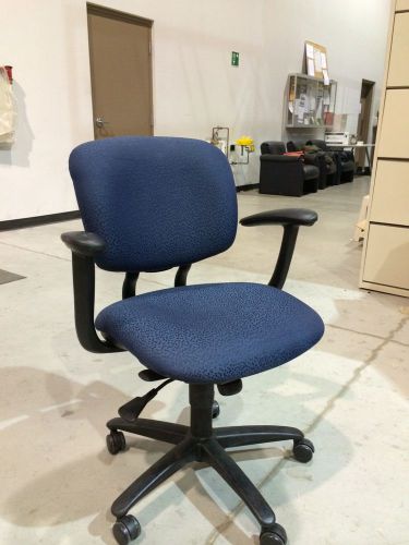 Assorted  Haworth Improv H.E. Task Chairs - Blue, Beige, and Blue &#034;Desk&#034; Style