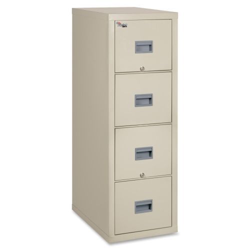 Patriot Insulated Four-Drawer Fire File, 20-3/4w x 31-5/8d x 52-3/4h, Parchment