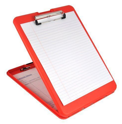 Saunders 00560 slimmate storage clipboard, 1/2&#034; capacity, holds 8 1/2w x 12h, for sale