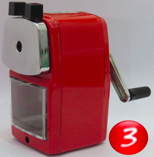 Original Classroom Friendly Pencil Sharpeners, 3 Pack of Red, Only $17.99 each