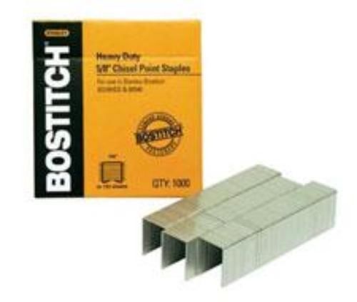 Stanley bostitch heavy duty staples 1000 count 5/8&#039;&#039; leg for sale