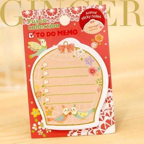 Bird Cage Type - Post It Bookmark Marker Memo Flags Plan Pads Sticky Notes AC307