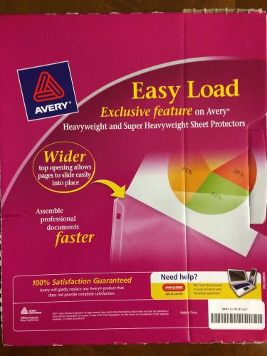 Avery Economy Clear Sheet Protectors, Acid Free, Box of 100 (75091)